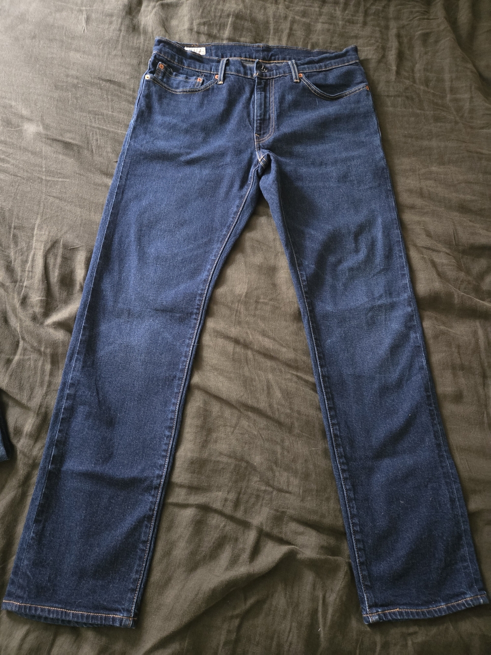 Levi's Premium 511 Selvedge Jeans 34x32 Getting Started Dark Wash - Picture 2 of 8